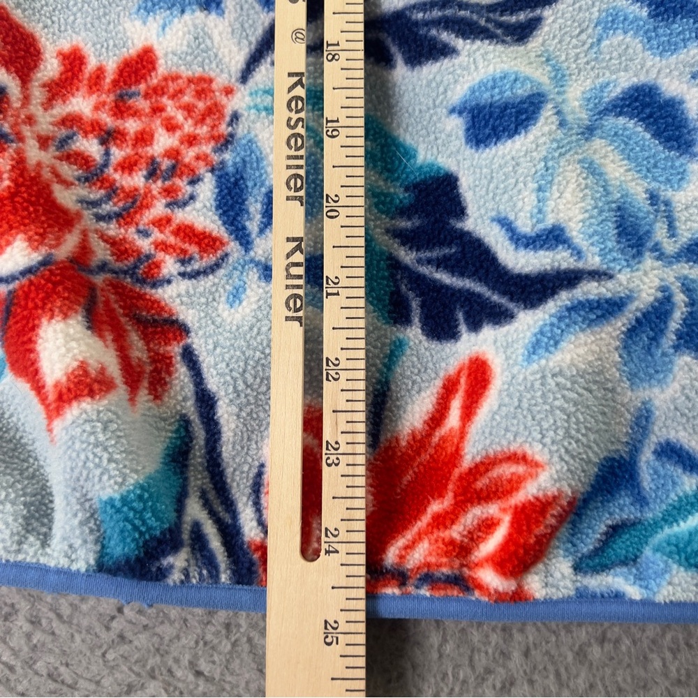 Patagonia Synchilla Sweater Womens Medium Multi Floral Snap T Fleece Pullover - Picture 8 of 14